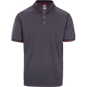 Trespass Herren Bonington Polo-Hemd, kurzärmlig (2XS) (Dunkelgrau)
