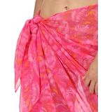 Regatta Dames/dames Shalya Palm Print Sarong  (Roze Fushion)