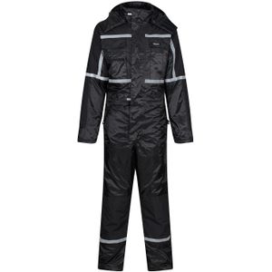 Regatta Heren Pro Waterdichte Overalls (Zwart)