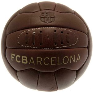 FC Barcelona Erfgoed lederen voetbal (5) (Bruin)