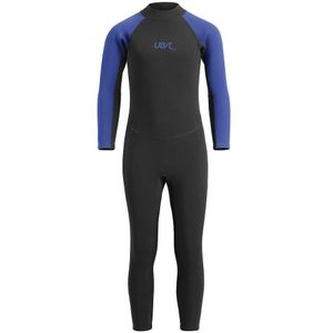 Urban Beach Kinder/kleuter Sharptooth Wetsuit met lange mouwen (128) (ZWART/BLAUW)