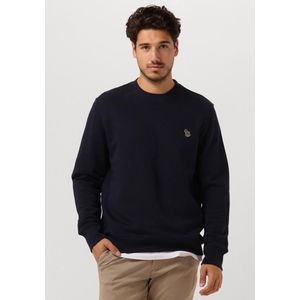 Paul Smith - Navy Zebra Logo - Sweatshirt - Blauw - 100% Katoen