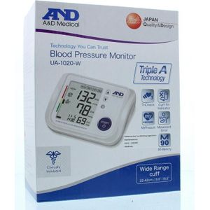 A&D Medical UA-1020-W - bovenarm bloeddrukmeter