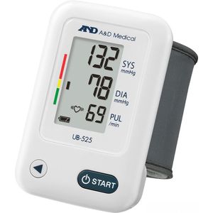 A&D UB-525 - Bloeddrukmeter - Pols - 60 Geheugenplaatsen - Incl Opbergcase