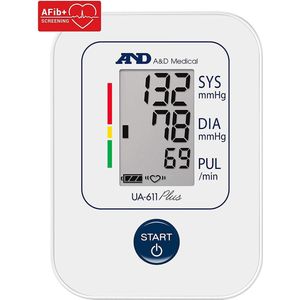 A&D Medical UA-611 Plus Bloeddrukmeter met AFib-screening