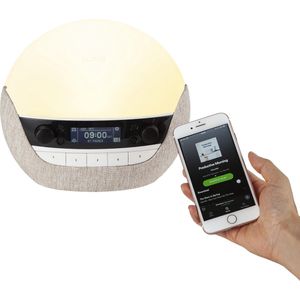 Lumie Bodyclock Luxe 700FM | Sleep & Wake-up light | FM radio | Bluetooth speakers | 27 geluiden | nachtlampje