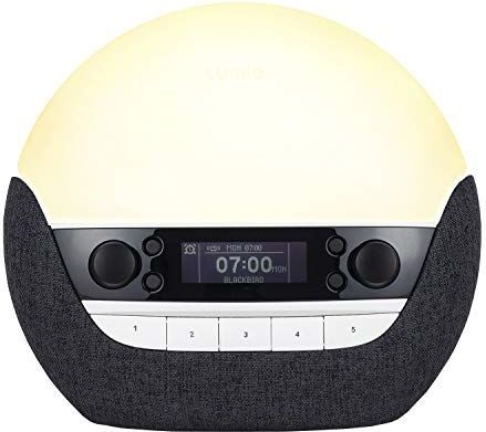 Lumie Bodyclock Luxe 750DAB - Wake-up light - USB/DAB+/Bluetooth - Antraciet