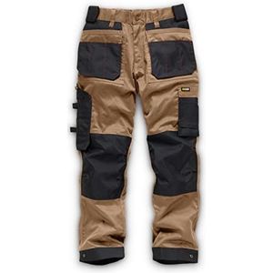 StandSafe Pantalon de travail robuste pour homme, beige/noir, 50