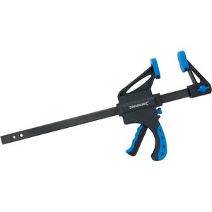 Silverline Snelspanklem - Heavy Duty - 300 mm - Lichtgewicht Nylon Kaken - Enkelhandig Gebruik