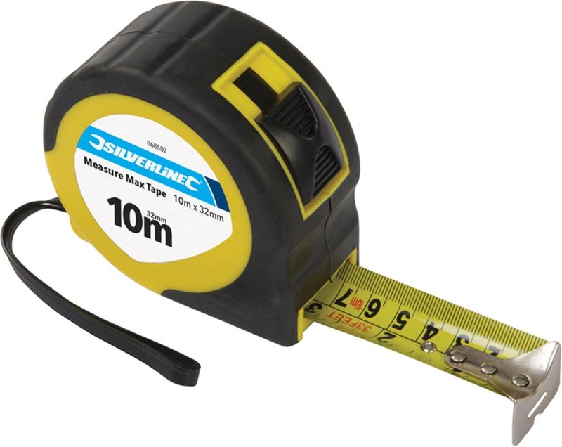 Rolmaat Silberlinie 10 Meter - Silverline