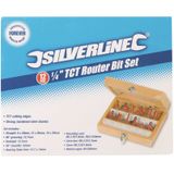 Silverline 12-delige 1/4 TCT Frees set - 1/4 - 792084