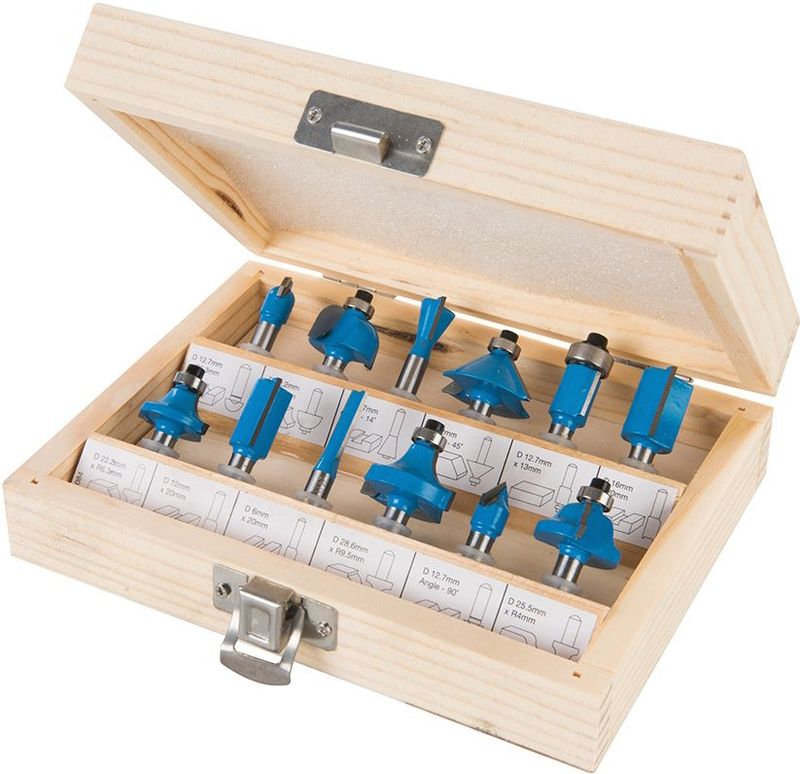 Silverline 12-delige 1/4 TCT Frees set - 1/4 - 792084