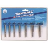 Silverline Titanium Gecoate Forstnerboor Set - 12 T/M 35 Mm - 7 Delig