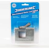 Silverline Gepantserd Blokslot - 80 Mm - 1 Sleuf - Inclusief 3 Sleutels