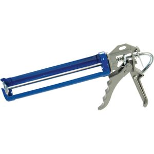 Silverline Kitpistool - Draaibare kokerhouder - 300 ml - Stalen skeletframe