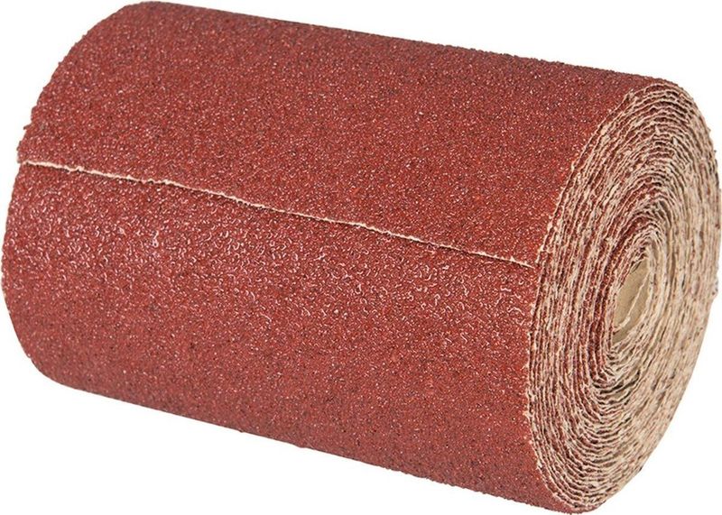 Silverline Schuurpapier op rol - Aluminiumoxide - Korrel 40 - 10 meter - 115 mm