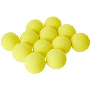 Second Chance 12 golfballen van schuim PGA toren binnen/buiten, geel