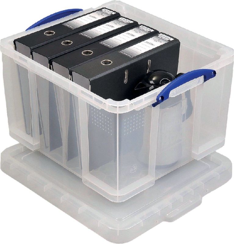 Really Useful - Opbergbox 42 L - Transparant - Polypropyleen