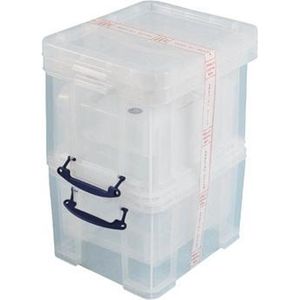 Really Useful Box 35 liter, transparant, pak van 3 dozen