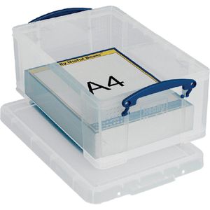 Really Useful Box opbergdoos 9 liter, transparant