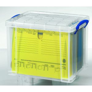 Really Useful Box Aufbewahrungsbox 19,0 l transparent 39,5 x 25,5 x 29,0 cm