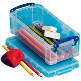 Really Useful Box Aufbewahrungsbox 0,9 l - 22,0 x 10,0 x 7,0 cm transparent