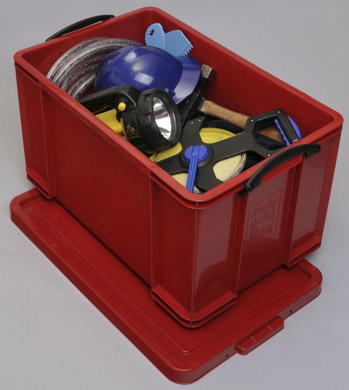 Really Useful Box Aufbewahrungsbox 84,0 l rot 71,0 x 44,0 x 38,0 cm