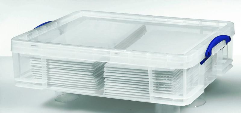 Really Useful Box Aufbewahrungsbox 33,0 l - 71,0 x 44,0 x 16,5 cm transparent