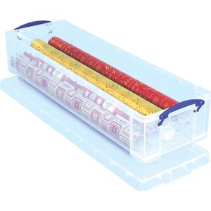 Opbergdoos - Transparant - 22 Liter - Stevige Handgrepen