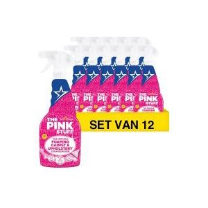 Aanbieding: The Pink Stuff Foaming Carpet & Upholstery Stain Remover (12x 500 ml)