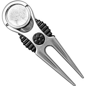 Longridge Uni Golf Pitchvork Vector met balmarker, zilver
