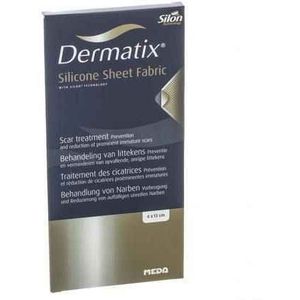 Dermatix Silicone Sheet Fabric Adh 4x13cm 1