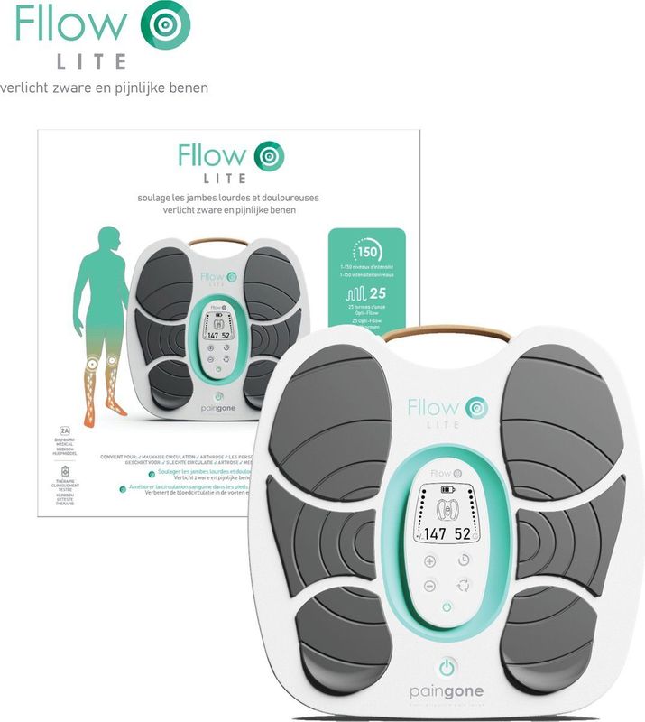 Paingone - Fllow LITE - Medisch Hulpmiddel - Verbetering Bloedcirculatie - Wit