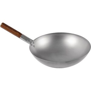 London Wok Wok Met Ronde Bodem 38cm CT246 - Horeca & Professioneel