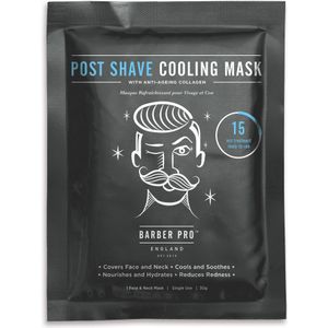 Barber pro Post Shave Cooling Mask With Anti-Aging Collagen