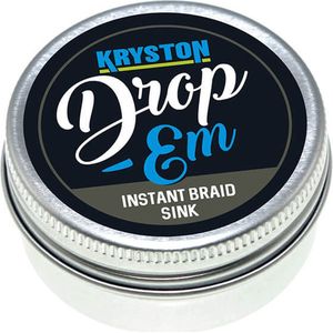 Kryston - Drop 'Em Tungsten Braid Sink - Dark Silt - 10 gram