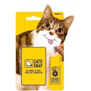 Suck UK Katten Snap Fotokaarten/Props - Nieuwigheid Animal Card Game