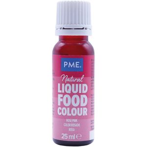 PME Natuurlijke Roze Voedselkleurstof Vloeibaar Rooskleurig 25g