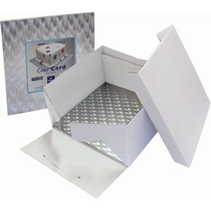 PME Cake Box & Square Cake Board (3mm) 32,5x32,5x15 cm