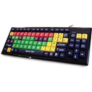 Bigkey slechtzienden toetsenbord grote letters - QWERTY - slechtzienden