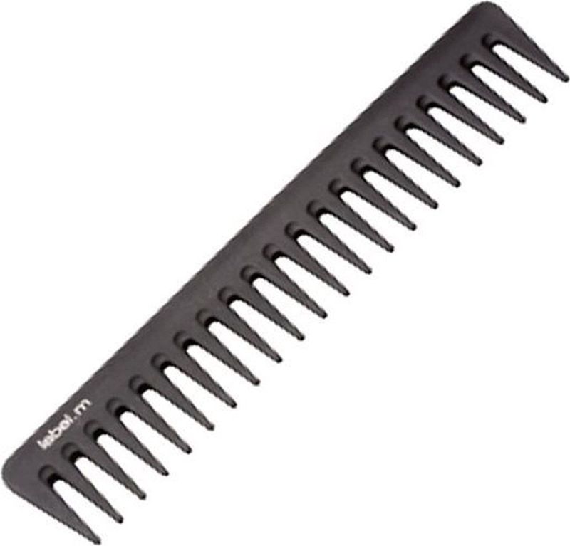 Label.m - Anti Static Detangling Comb - Haarborstel - Zwart - Koolstofvezel