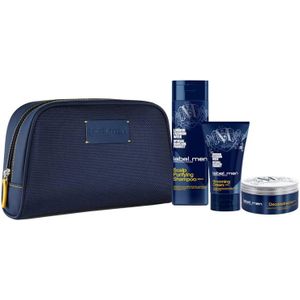 Label.M Men Grooming Kit: Scalp Purifying Shampoo 250 ml + Grooming Cream 150ml + Deconstructor 5...