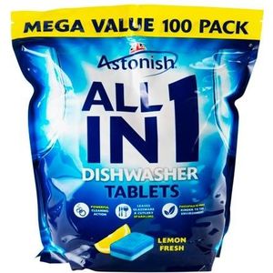 Astonish All-in-1 Wasmiddeltabletten - 100 STUKS