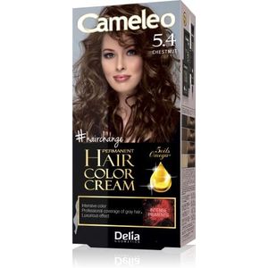 Cameleo crème permanente haarkleuring 5.4 kastanje  1ST