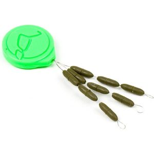 Korda Sinkers - Tungsten - S - Weedy Green - 12 st.