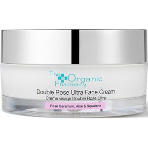The Organic Pharmacy SCMRU05000 Double Rose Ultra Face Cream - voor droge, gevoelige en gedehydrateerde huid 50 ml