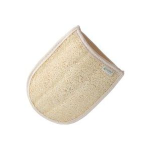 Hydrea London Exfoliërende handschoen - Biologische Egyptische douchelofa & dubbelzijdige gezichtshandschoen - Body Scrubber voor mannen en vrouwen, dode huidcelverwijderaar en badscrub voor diepe