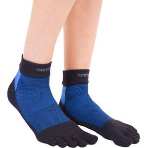 TOETOE Outdoor Liner Trainer teensokken - Electric blue/Grijs - 36-39