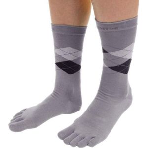 TOETOE - Everyday Mid-Calf - Teensokken - Lichtgrijs - Maten 41-48