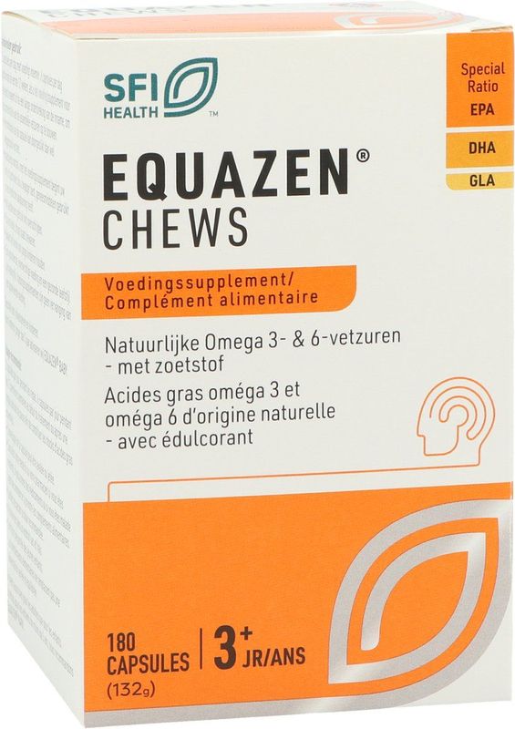 Equazen Eye q chews omega 3- & 6-vetzuren (180ca)